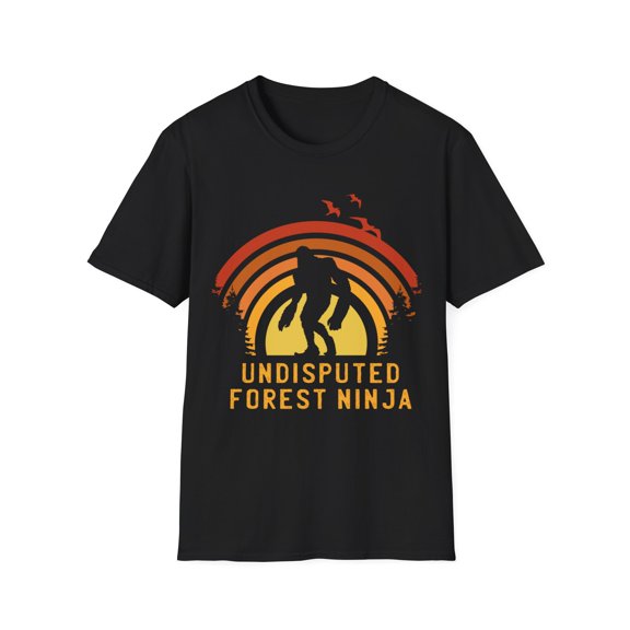Undisputed Forest Ninja Sasquatch Humor Bigfoot Novelty Unisex T-Shirt