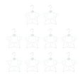 thumbnail image 3 of GROWTH TANK 10 Pcs Cintres de Maillot de Bain Présentoir de Lingerie pour Robe Collection Spectacle Séchage C, 3 of 9