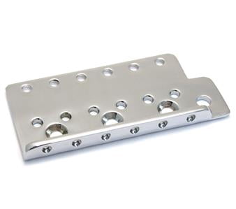 Fender® American Vintage Strat Chrome Bridge Plate~2 7/32" Mount~USA~With Mounting Screws~Brand New