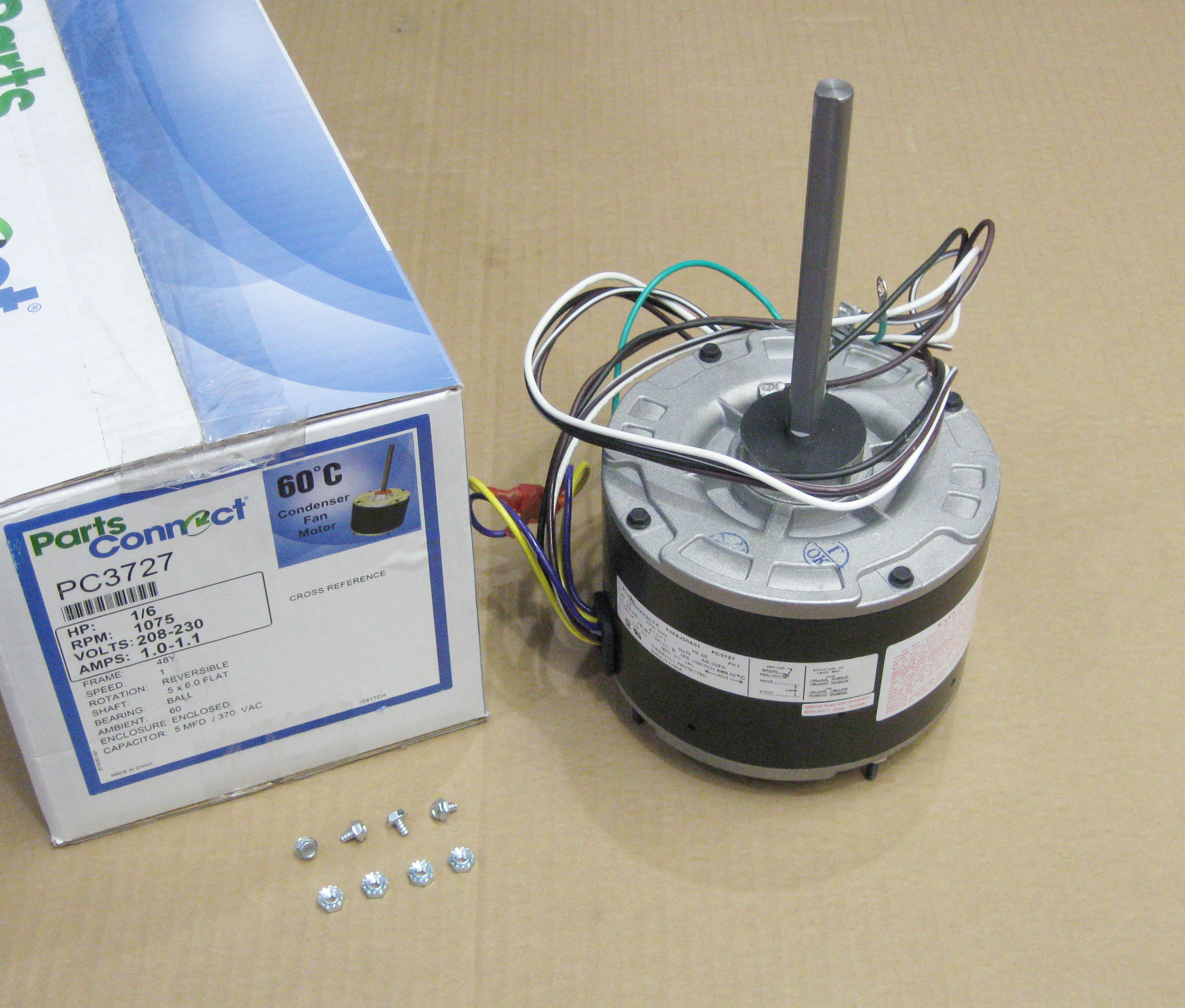 Air Conditioner Condenser Fan Motor Totally Enclosed Tenv