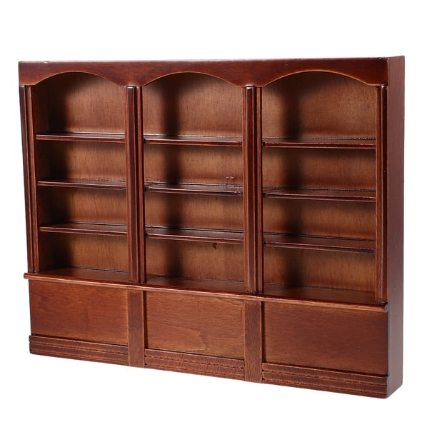 Librería en miniatura para casas de muñecas, minimuebles para casa de muñecas, muebles de sala, estanterías en miniatura, decoraciones, accesorios para casa de muñecas