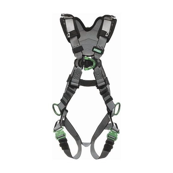 Msa Safety Full Body Harness,V-FIT,2XL 10194866