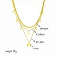 thumbnail image 4 of SPEKSEE Multilayer Necklace Triple 3 Layered Choker Necklace Star Moon Chain Necklace for Women, 4 of 5