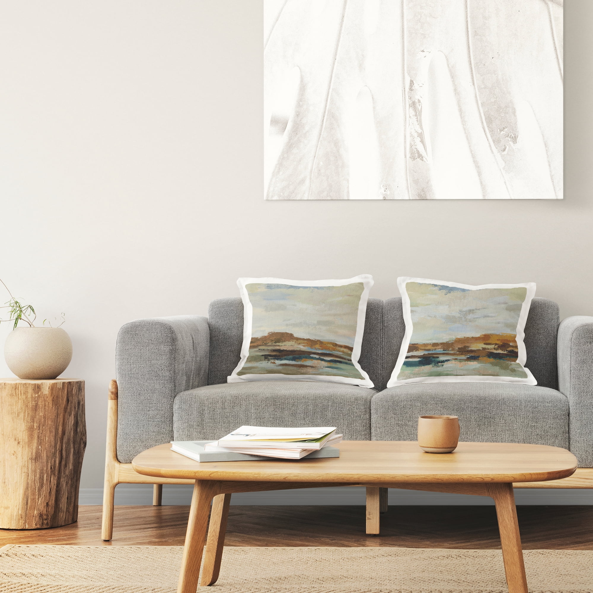 Stupell Industries Blended American West Atmosphere 2 Piece Decorative Printed Throw Pillow Set, design by Silvia Vassileva