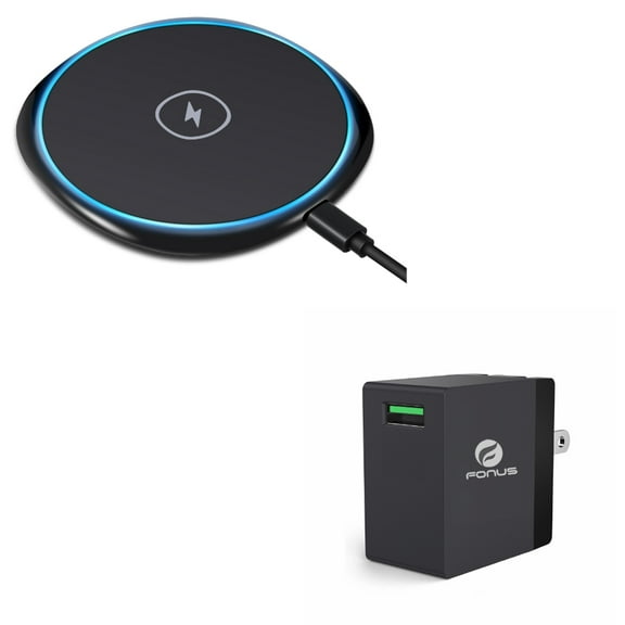 For Google Pixel 7a/7/Pro - Wireless Charger w Fast Home Charger, Fast 7.5W and 10W Charging Pad, 18W USB Quick Charge Port for Google Pixel 7a/7/Pro Phones