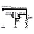 thumbnail image 3 of Bocina zumbadora de 12V-24V para accesorios de marcha atrás, bocina para vehículos, alarma de marcha atrás, altavoz, sirena con cable., 3 of 5