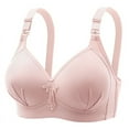 thumbnail image 2 of HVOBTTY Womens Basic Bras, Bras for Women, Women's Plus-Size Thin Comfortable Breathable Bra Cover Rose Gold, S, 2 of 4