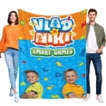 thumbnail image 1 of Vlad y Niki anti-pilling, suave, ligera, esponjosa y acogedora de lujo para hogar y cocina – Perfecta para niños y adultos, 100 x 150 cm, 1 of 6
