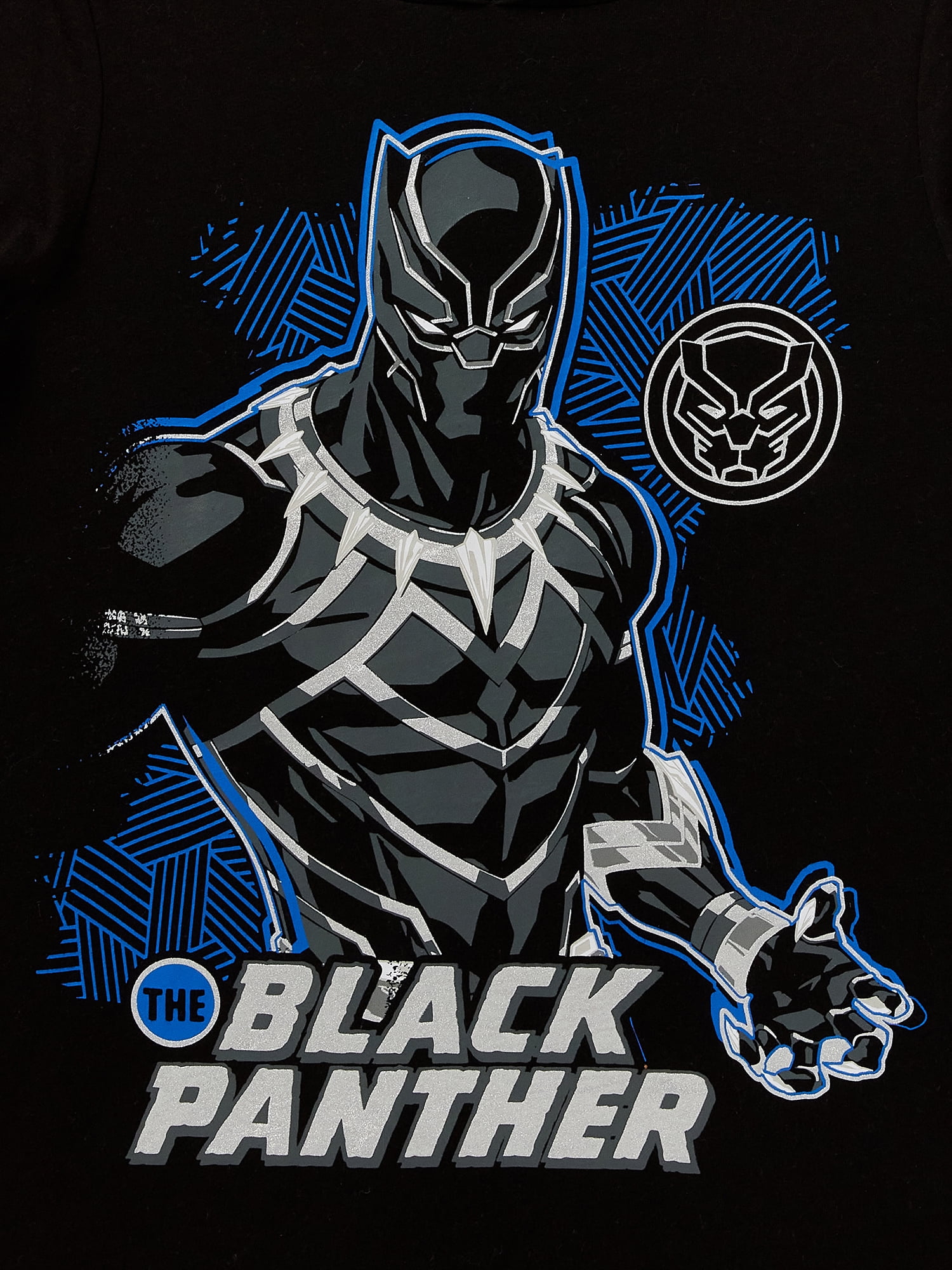 Black Panther Boys Hoodie and Joggers Cosplay Outfit Set, 2 Piece, Sizes 4-10