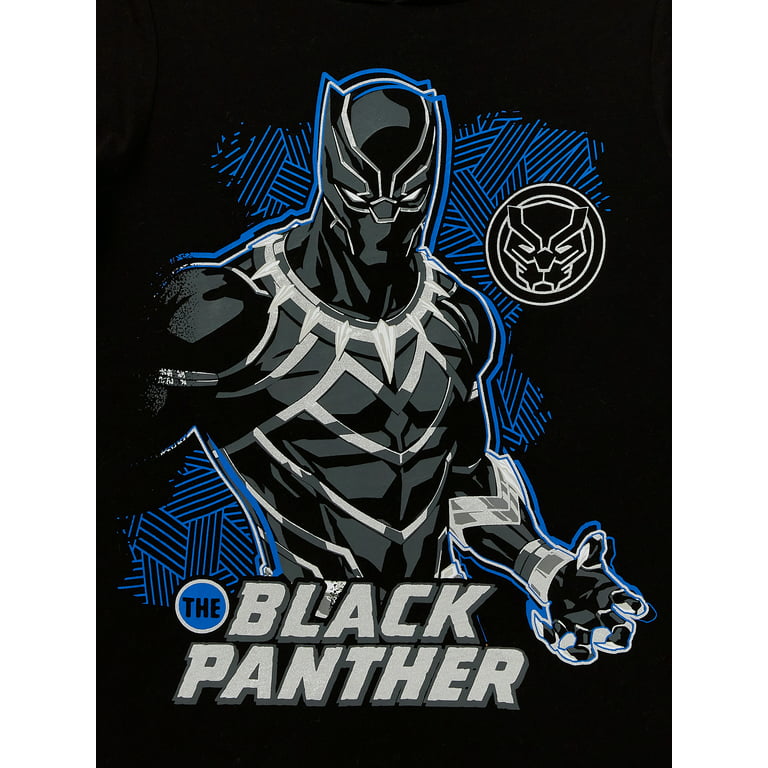 Marvel Avengers Black Panther Big Girls Cosplay Graphic T-shirt