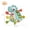 Blue, variant on Dinosaur Pull String Activity Toy, Baby Sensory Rattle Teether, Infant Fine Motor Skill Developmental Toy, Interactive Early Educational Soothing Play Toy for Toddlers Boys Girls, Baby Gift, Blue