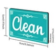 thumbnail image 4 of Flmtop Aimant de Lave-Vaisselle Dirty Clean Réversible Double Face Grandes Lettres Rectangle Accessoires Réfrigérateur Laveuse Micro-Ondes Enseigne Gadgets de Cuisine, 4 of 11