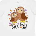 thumbnail image 4 of Inktastic My Oma Loves Me- cute owl family Boys or Girls Toddler T-Shirt, 4 of 5