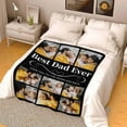 thumbnail image 5 of Personalized Photo Blanket for Family, Customized Bed Blanket with 10 Pictures for Mom Dad Custom Photos Throw Blanket for Best Friends, Personalized Gifts for Couple Girlfriend Boyfriend Blankets, 5 of 5