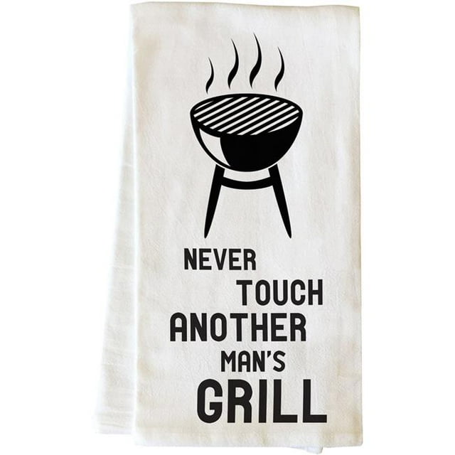 One Bella Casa 75090TW Serviette à Thé Grill Autre Homme - Noir