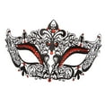 thumbnail image 3 of Masquerade Costume Accessories for Evening Party Roles Play Dress up red, 3 of 9