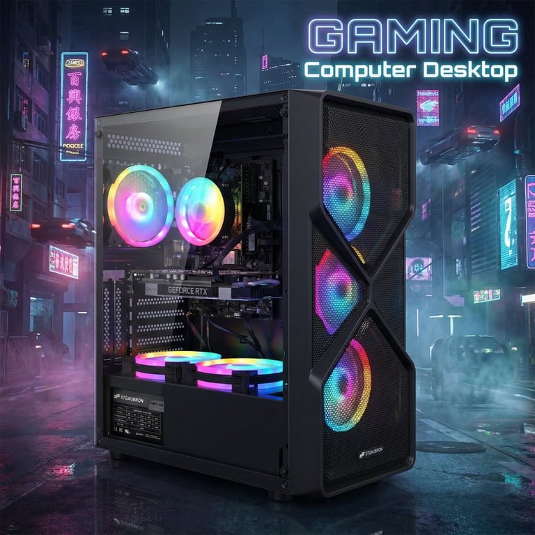 STGAubron, Gaming PC Desktop, RTX 2060S 8G, Intel Core I7 up to