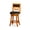 Natural, variant on Cherry Finish Swivel Stool with 360-Degree Motion / Enjoy Free Movement in Kitchen or Bar