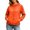 Orange, variant on Women's Lightweight Hooded Zip Up Jacket – Versatile Summer Sun Protection Coat in Sizes S-4XL, Breathable Outdoor Casual Outerwear for Daily Travel