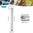 thumbnail image 2 of Uxcell Single Hole Clevis Pins 304 Stainless Steel Flat Head Pin for Hitch Pin Lock Link Hinge Systems 10 8 x 80 x 74.3 mm, 2 of 7