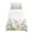 White, variant on 4 Piece King Sheet Set Floral Flower Sheets Set for King Size Bed, Breathable Soft Microfiber Bed Sheets Cooling Eucalyptus Lavender Daisy Watercolor Fitted Sheet Deep Pocket, Pillowcases