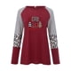 thumbnail image 4 of Camisas Navideñas Para Mujer Tops de Manga Larga Blusa Informal Con Estampado de Cuello Redondo de Moda Odeerbi  ODB201693, 4 of 5