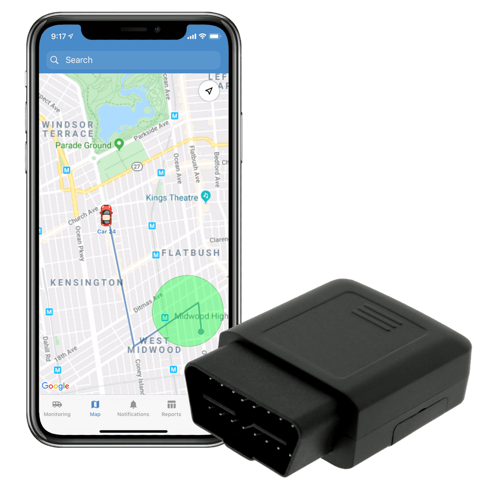 BrickHouse Security 4G LTE TrackPort OBD-II Plug and Play Car GPS