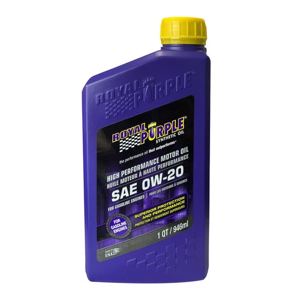 Royal Purple High Performance Motor Oil - SAE 0W-20 (946ml)