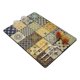 thumbnail image 1 of CHAO Mantel individual absorbente con control de agua, aislamiento térmico, almohadilla de secado rápido para tazas, vajilla, 30 x 40 cm, estilo barroco, 1 of 5