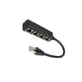 thumbnail image 4 of jesticaly LAN Ethernet Splitter Black Male to Female Computer Network Adapter One to Four, 4 of 6