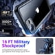 thumbnail image 3 of Funda de teléfono Temdan a prueba de agua IP68 para iPhone 16e 6.1, color morado, 3 of 7