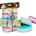 thumbnail image 5 of Under $5 1X Sponge 5 Pieces,5Pcs Korean Style Small Wave Dishwashing Sponge Cleaning Sponge Magic Eraser,5Pcs Korean Version Small Dishwashing Sponge Cleaning Sponge Wipe, 5 of 5