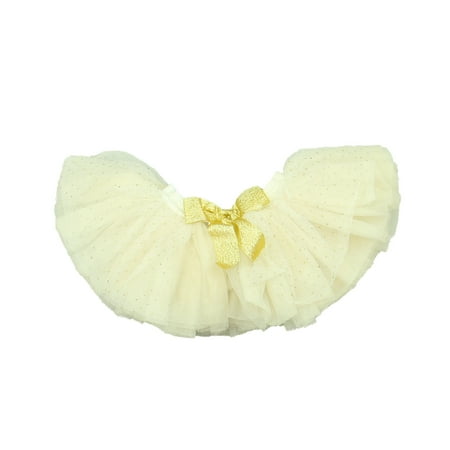 

Pre-owned Elly & Emmy Girls Ivory | Gold Tutu size: 0-12 Months