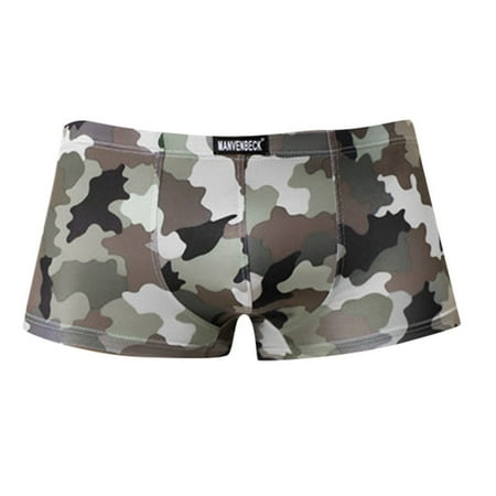 

Panties For Men Hot Fashion Camouflage Printing Colourful Comfortable Underwear