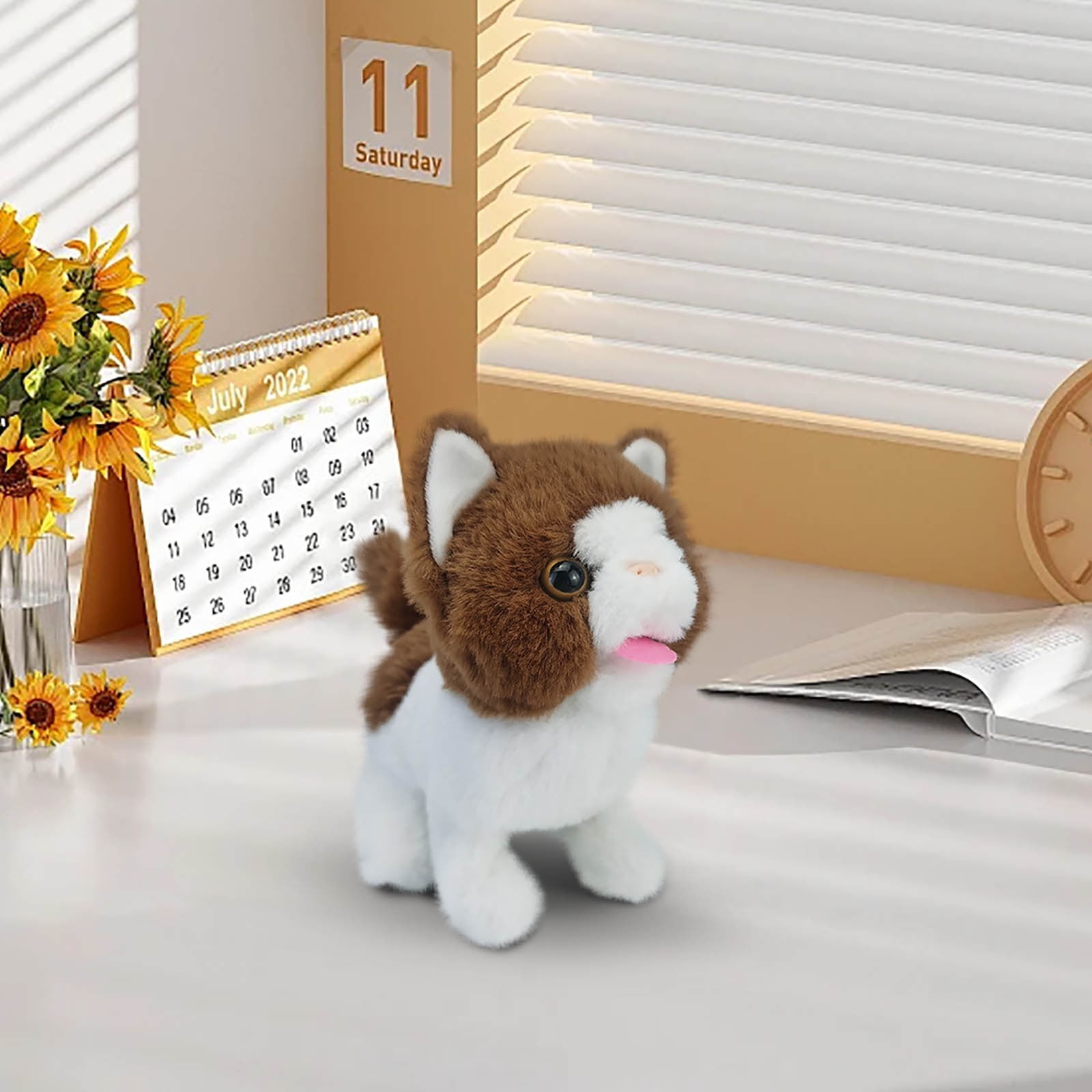 YUNAFFT Robot Dog & Robot Cat, Realistic Puppy That Acts Like a Real Puppy, Robotic Puppy Dog Realistic for Adults That Looks Real, Toy Dogs That Walk and Bark