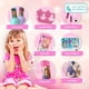 thumbnail image 4 of Set de Cosméticos Princesas con Estuche, Brochas y Brillos Labiales, Kit de Belleza para Niñas Creativas - MAKEUPERIA, 4 of 5