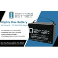 thumbnail image 2 of 12V 60AH Group 34 Replacement Battery For Shenzhen Leoch LPG12-60, 2 of 6