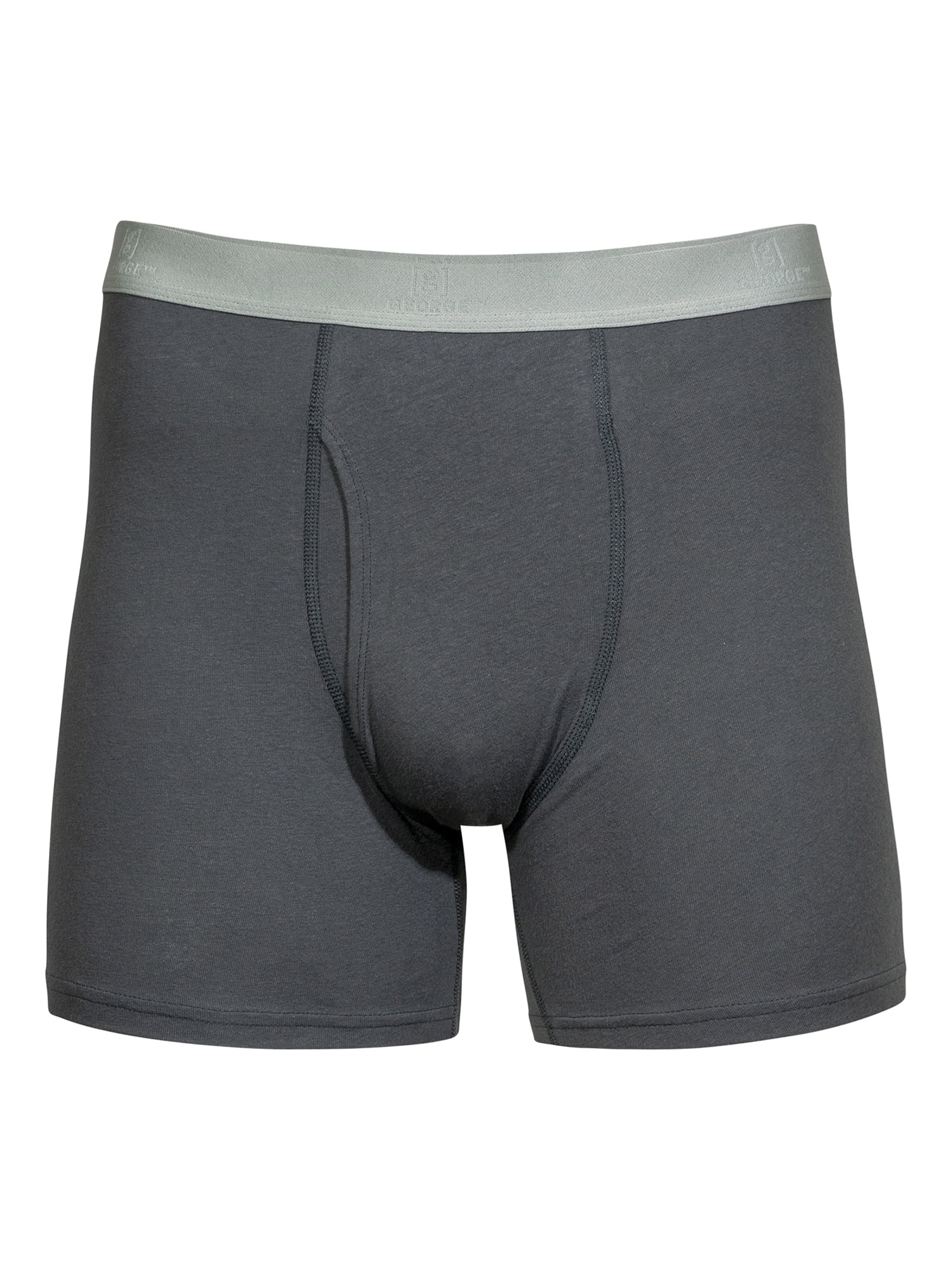 George Men's Cotton Stretch Boxer Briefs, 6-Pack