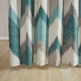 thumbnail image 5 of INK+IVY Alpine Cotton Printed Shower Curtain in Aqua 72x72", 5 of 9