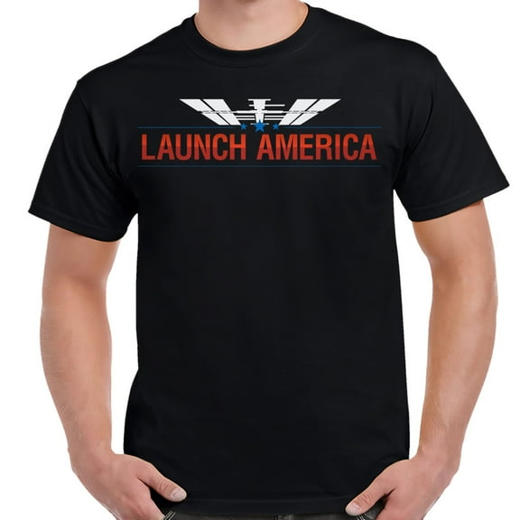Nasa Launch America Color Logo Shirt-XL