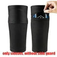 thumbnail image 2 of Breathable Sports Kids Boys Men Football Shin Holder Instep Socks Leg Guard Sleeves Soccer Shin Pads Cover ORANGE M, 2 of 8