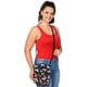 thumbnail image 5 of Bandoleras para mujer, Harry Potter, Hogwarts Gryffindor, bandolera pequeña con licencia oficial, bolso de hombro, bolso de viaje para pasaporte, fanáticos de Wizarding World, adultos y adolescentes, 5 of 8
