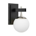 thumbnail image 2 of Varaluz Allie 1-Lt Bath - Black/Polished Nickel, 2 of 5