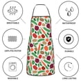 thumbnail image 6 of Disketp Vegetables Kitchen Apron with adjustable Aprons for Women with Pockets Cooking Powder Pink Apron, 6 of 7