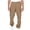 X-503Khaki, variant on YMNXA Mens Cargo Pants Drawstring Elastic Waist Solid Color Ankle-Tied Comfortable Casual Trousers With Pockets For Outdoor Daily Wear,Black,L