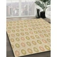 thumbnail image 3 of Ahgly Company Machine Washable Indoor Square Transitional Khaki Gold Area Rugs, 7' Square, 3 of 7