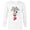 White, variant on Disney Santa Minnie Mouse Hello Christmas Holiday - Long Sleeve T-Shirt for Men -Customized-White