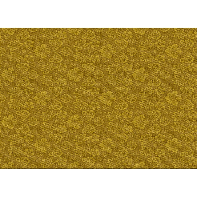 Ahgly Company Tapis Rectangulaire Lavable en Machine Intérieur Transitionnel Bisque Brun Foncé, 7 Pieds x 10 Pieds