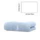 thumbnail image 3 of Toalla de baño – Toalla facial, diseño bordado para el clima, algodón grueso de 32 hijos, suave absorbente, blanco rosado azulado marrón, 1 pc, 29,13 x 13,39 in, 3 of 6