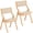 Beige,Natural, variant on Wooden Dining Chairs, Wood Folding Chairs, Foldable Chairs Wooden Indoor Stackable Dining Chairs for Kitchen & Dining Room Chair Woven Seat & Webbing Back, Dining Chair Set of 2, Dining Chairs